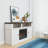 Tosha 60" Entertainment Center TV Console Stand with Electric Fireplace