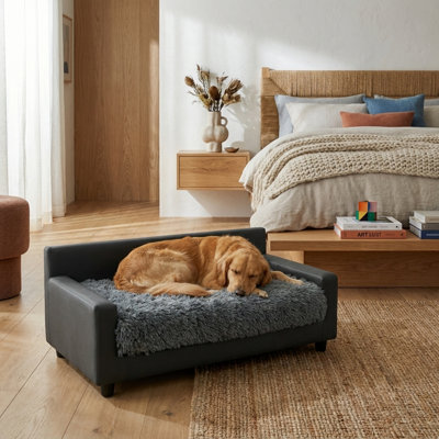 Canapé-lit orthopédique pour chien Dream Haven - gris