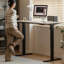 Bureau élévateur électrique en bois massif 62,99 "-562886321