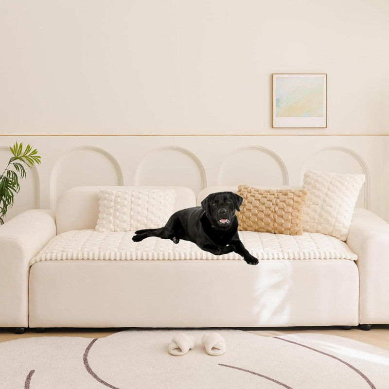Housse pour canapé pour animal de compagnie Housse pour canapé pour chien Housse de canapé pour chien lavable Housse de protection pour canapé Fuzzy
