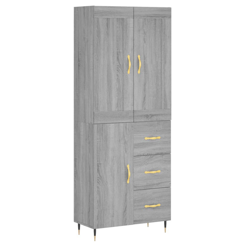 Turien 69.5cm Sideboard, Grey Sonoma