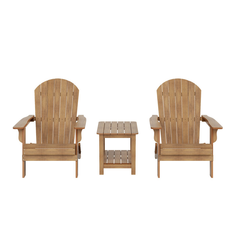Arrlo 2 - Person Patio Conversation Set, Brown