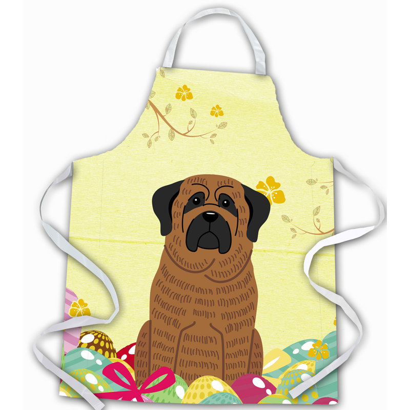 Tablier œufs de pâques, Mastiff bringé, Blond / bringé