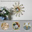 Décoration murale miroir mural, miroir vent bohémien coucher de soleil