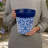 Medium Moroccan Blue Plastic Plant Pots, Set Of 3-804798227