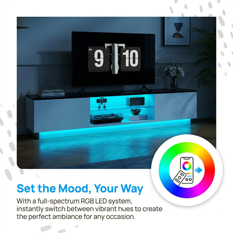 TV Stand, 35cm H x 170cm L x 42cm W