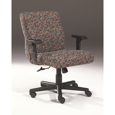 Chaise de travail ergonomique en cuir véritable