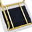 Modern Minimalist Single Person Sofa Chair With Golden Metal Legs. Suitable For Living Room-1608409613