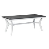 Berlin Gardens Mayhew Regular With White Base Rectangular Coffee Table