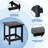 Denarrius Square Outdoor Side Table-1978008814