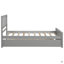 Twin Size Platform Bed With Trundle-1648135658