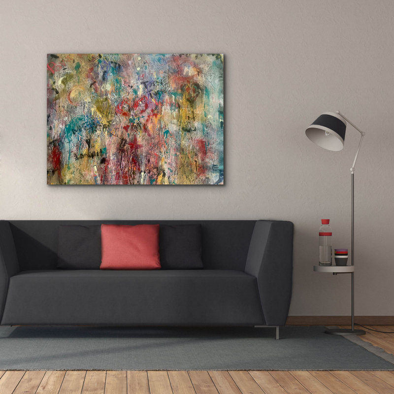 «Kings Highway No. 1» par Design Fabrikken, art mural sur toile, H 40 po x l 54 po x P 1,5 po
