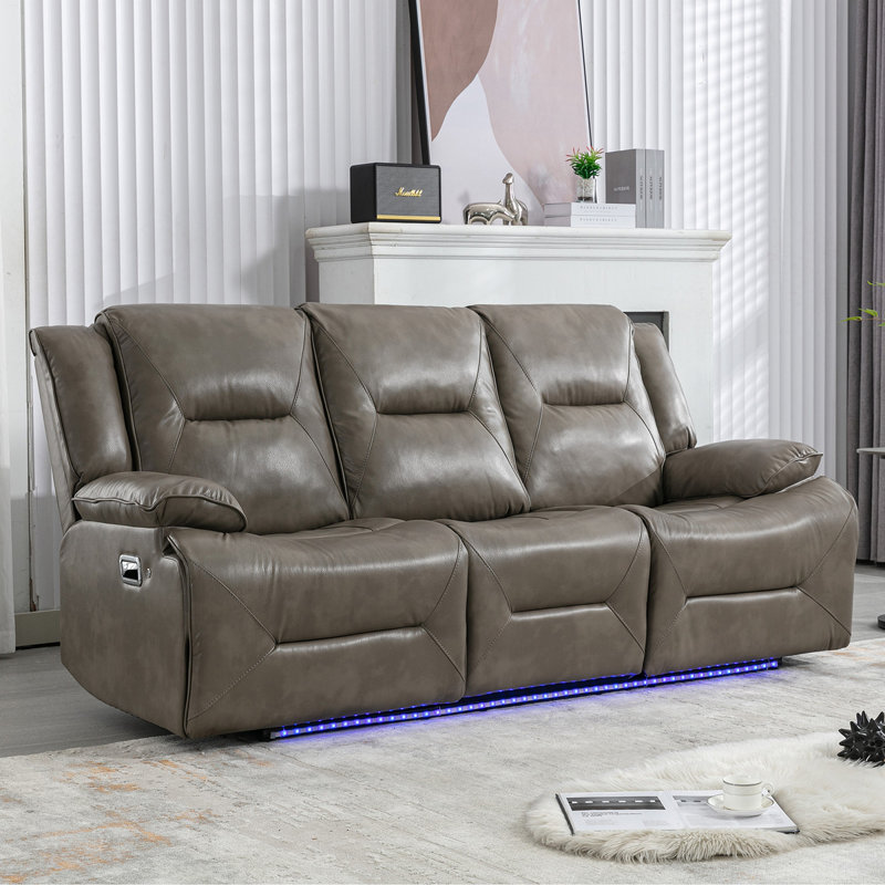 Fauteuil de cinéma inclinable et berçant, Gris