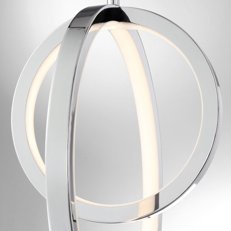 Saleigh 2 - Light LED Unique/Statement Pendant, Chrome