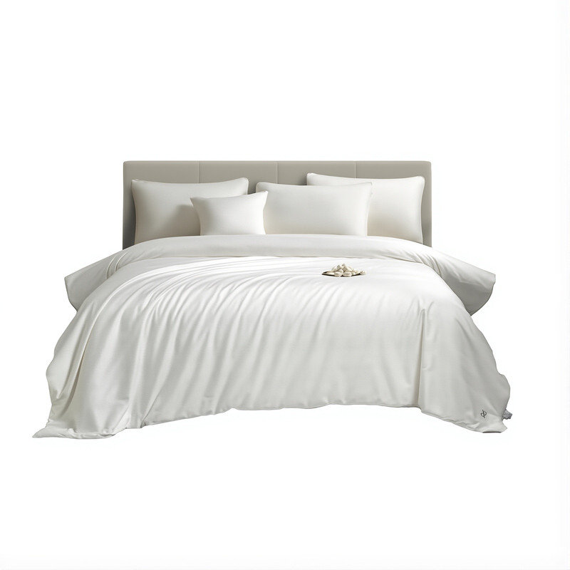 Courtepointe en coton, double cocons, respirante, 150 x 115 cm, 200 g de soie de mûre, Courtepointe simple