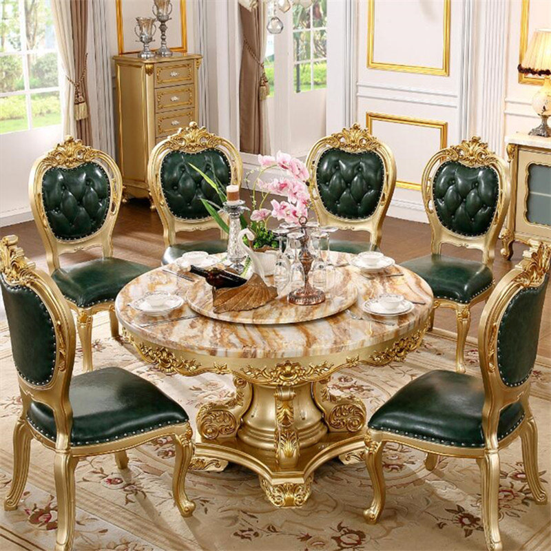 Ensembles de table de salle à manger luxueux, H 30,7 po x L 47,2 po x l 47,2 po