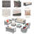 Rhyis 9 - Person Patio Conversation Sets with Cushions-88526323