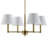 Costa Wrought Iron 4-Light Chandelier-1667455884