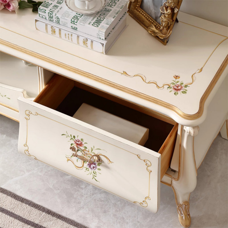Creative Painted TV Cabinet