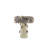 Oyster Shell Concrete / Cement Pedestal Birdbath-72168461