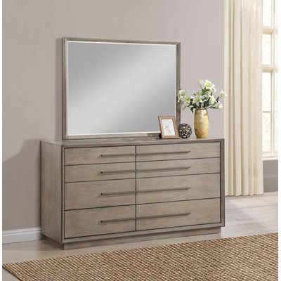 Commode 8 tiroirs avec miroir Kropf