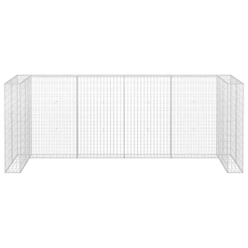 Butledge Gabion Wall for Garbage Bins Galvanised Steel 1m x 1.2m