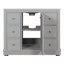 Rangement polyvalent pour meuble-lavabo de salle de bain, lavabo intégré en résine, assemblage facile