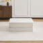 Canapé à compression, canapé convertible au sol, canapé modulaire à désossage modulaire sans assemblage requis, tissu polaire circulaire, 1 repose-pieds, blanc-1920757804