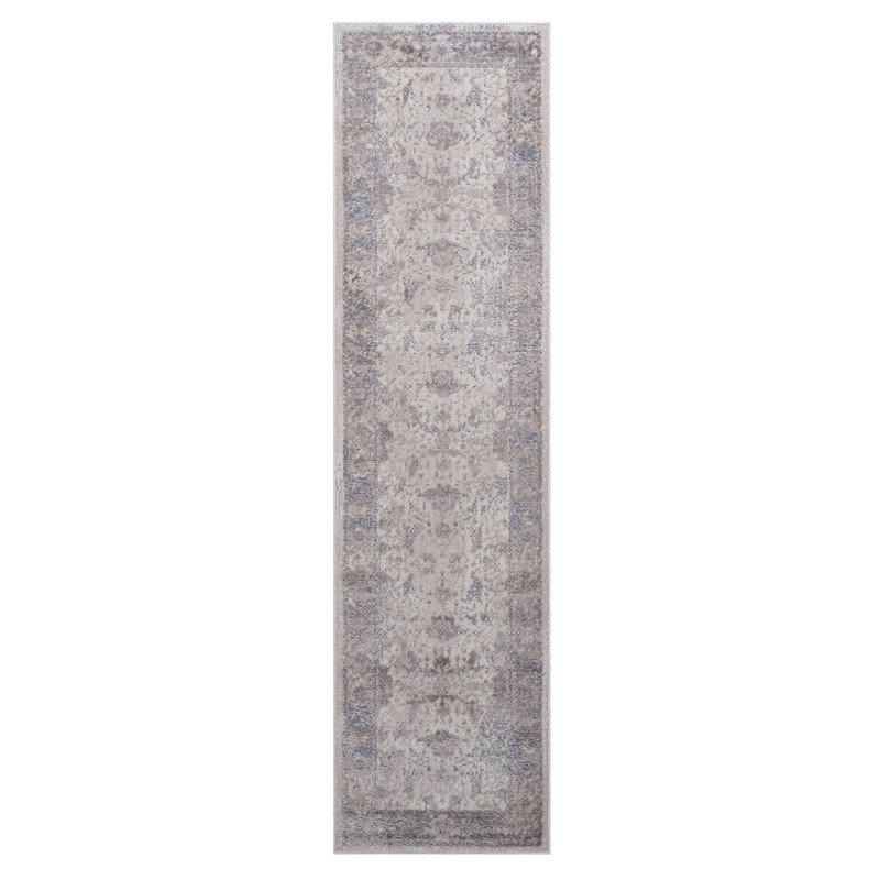 Naar Payas Area Rugs, Brown/Beige/Traditional Accent Power Loom Machine -Crafted Rug, Runner 2'2" x 8'