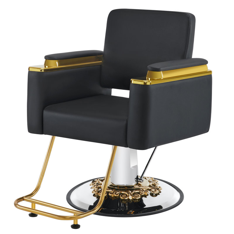 Fauteuil de salon Lorianna, Noir, noir, noir, noir