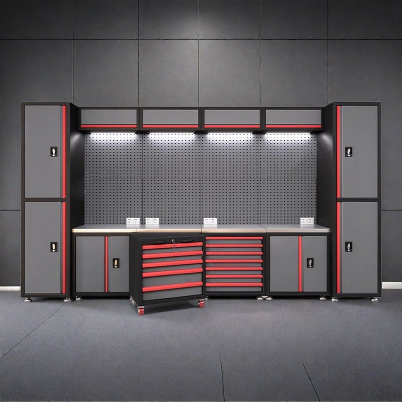 Armoire à outils en métal robuste pour l'industrie automobile