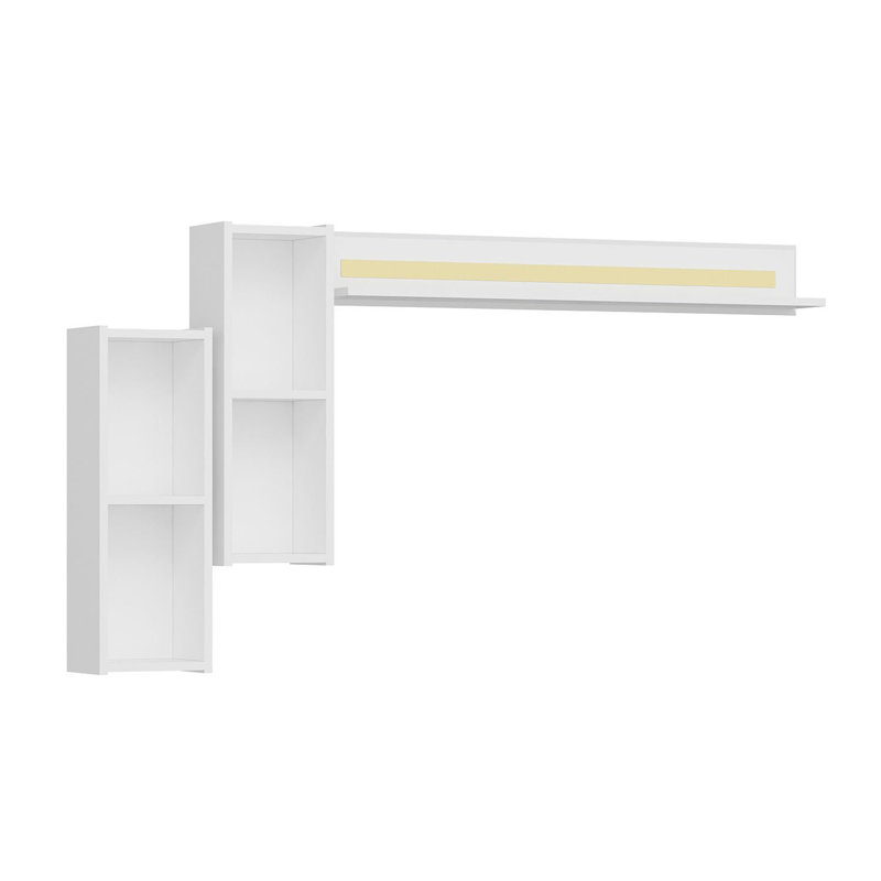 Locelso Floating Shelf, White