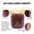 Ceramic Flowerpot Of 3 In Bean Paste Red For Living Room And Windowsills - All-Weather Glossy Look Flowerpots Patio Heat- Functional Design-1128228417
