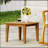 Hampton Acacia Wood Side Table With Durable And Stylish Design For Outdoor Living Spaces, Weather-Resistant And Easy To Assemble.-458471613