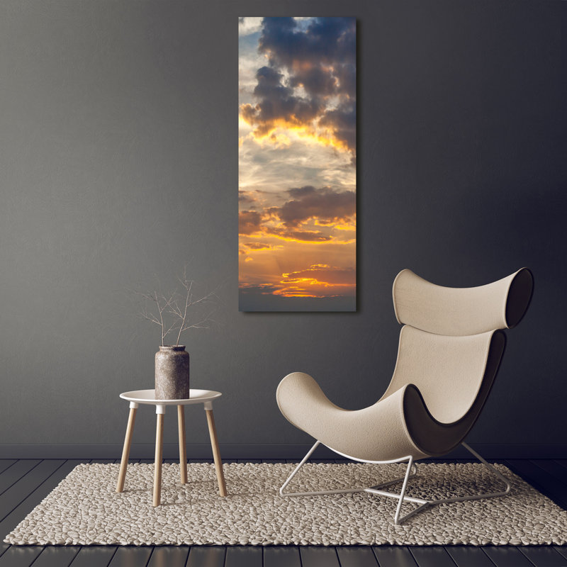 Sunset Sky - Wrapped Canvas Print