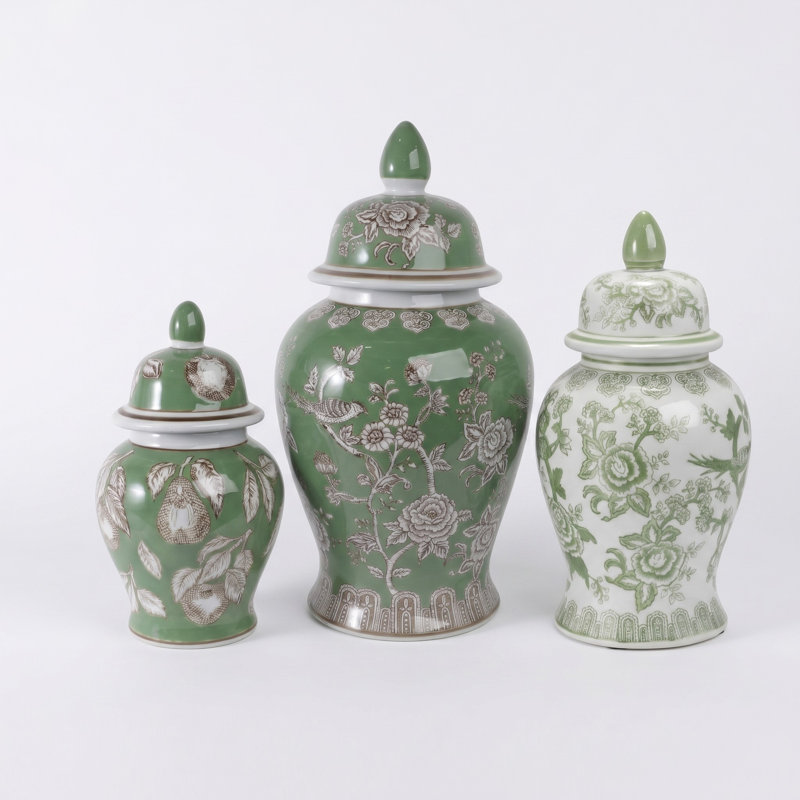 Ensemble de 3 vases