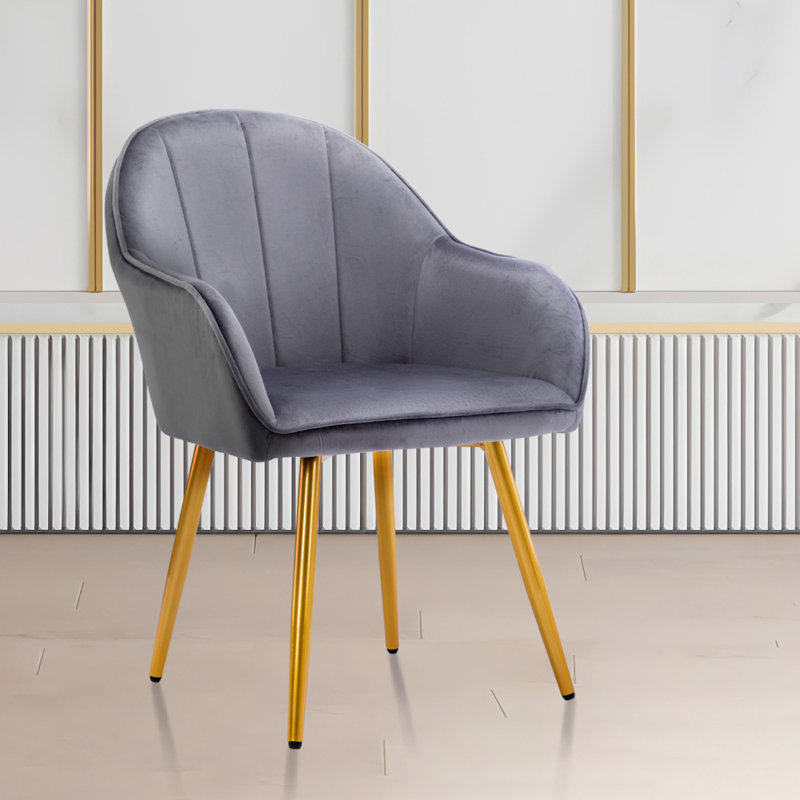 Isaiah Upholstered Dining Chair, Grey