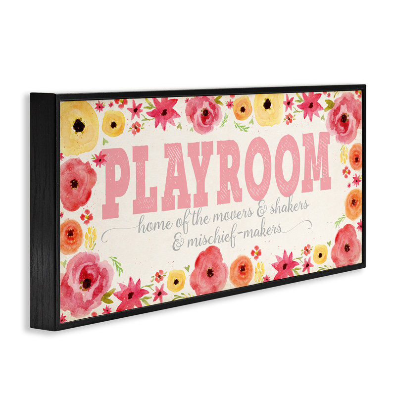 Art de la giclée rose par Stephanie Workman Marrott, Giclée encadrée noir minuit, H 10 po x l 24 po