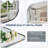 Modern Oblong Oval Bathroom Vanity Mirror | Stainless Steel Frame-1989191405-2011640066