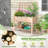 Jovonne Wood Raised Garden Bed with Trellis