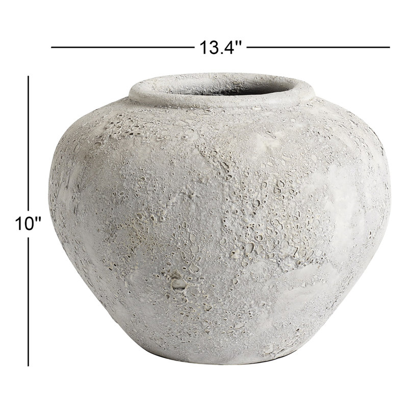 Tofino 5 pte Pot en céramique, H 10 po x l 13,4 po x P 13 po