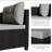 3-Piece L-Shaped Wicker Patio Set With Gray Cushions And Acacia Wood Storage Table-1771210815