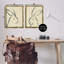 «Minimalist Rabbit Line», ensemble de 2 toiles flottantes encadrées par June Erica Vess-1120201374-1120201372