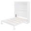 Grand lit escamotable mural avec tablettes, blanc-440292678-440292683