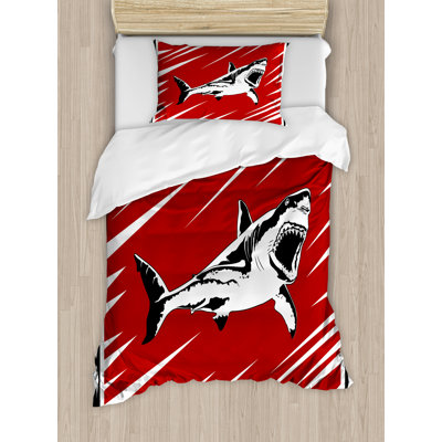 Shark Modern & Contemporary Duvet Cover