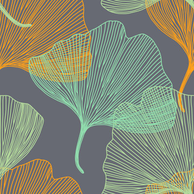 «Bemadette Biloba Leaf», impression sur toile