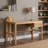 Elowen 51" Solid Ash Wood Writing Desk