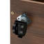 Support de rangement en bois manufacturé l 23,6 po Killaen-894593325