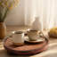 Plateau rond rond en bois, porte-bougie et porte-bougie rustique pour cuisine et salle de bain-1534805724-1534805721