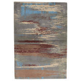 One-of-a-Kind Rectangle 4' x 6' Hand Knotted Area Rug
